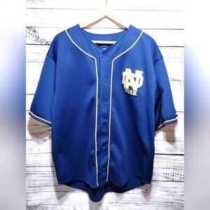 Champs Sports Notre Dame Fighting Irish Jersey size Large Baseball Athletic